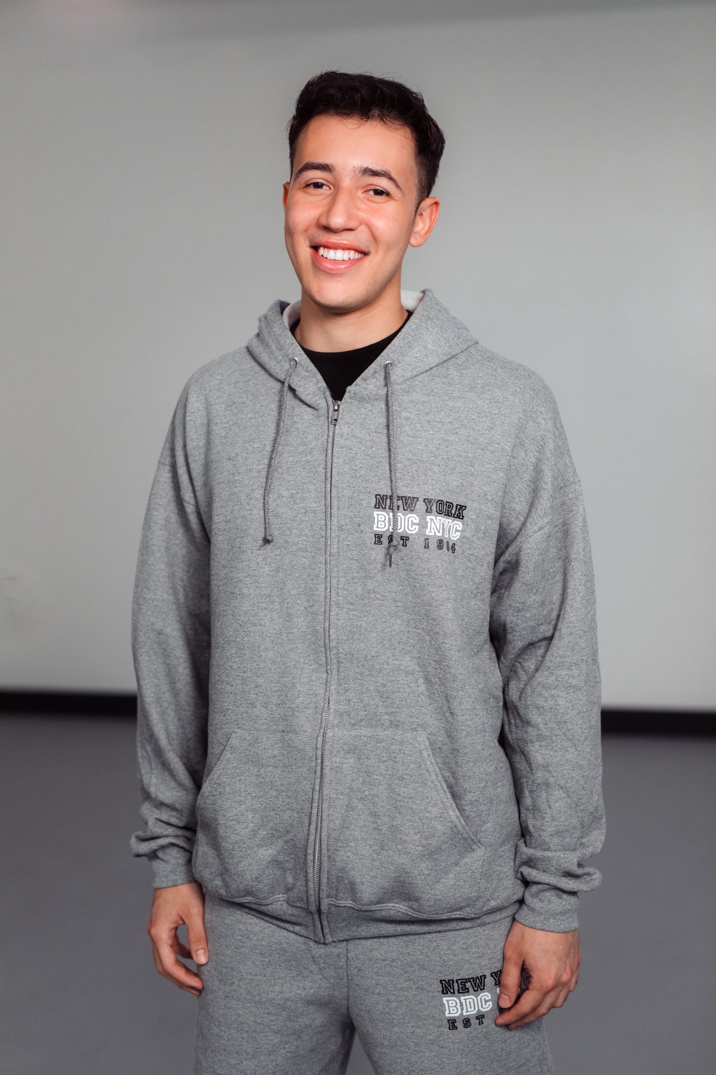 BDCNYC Varsity Zip Up Hoodie